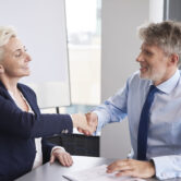 Good deal between businessman and customer